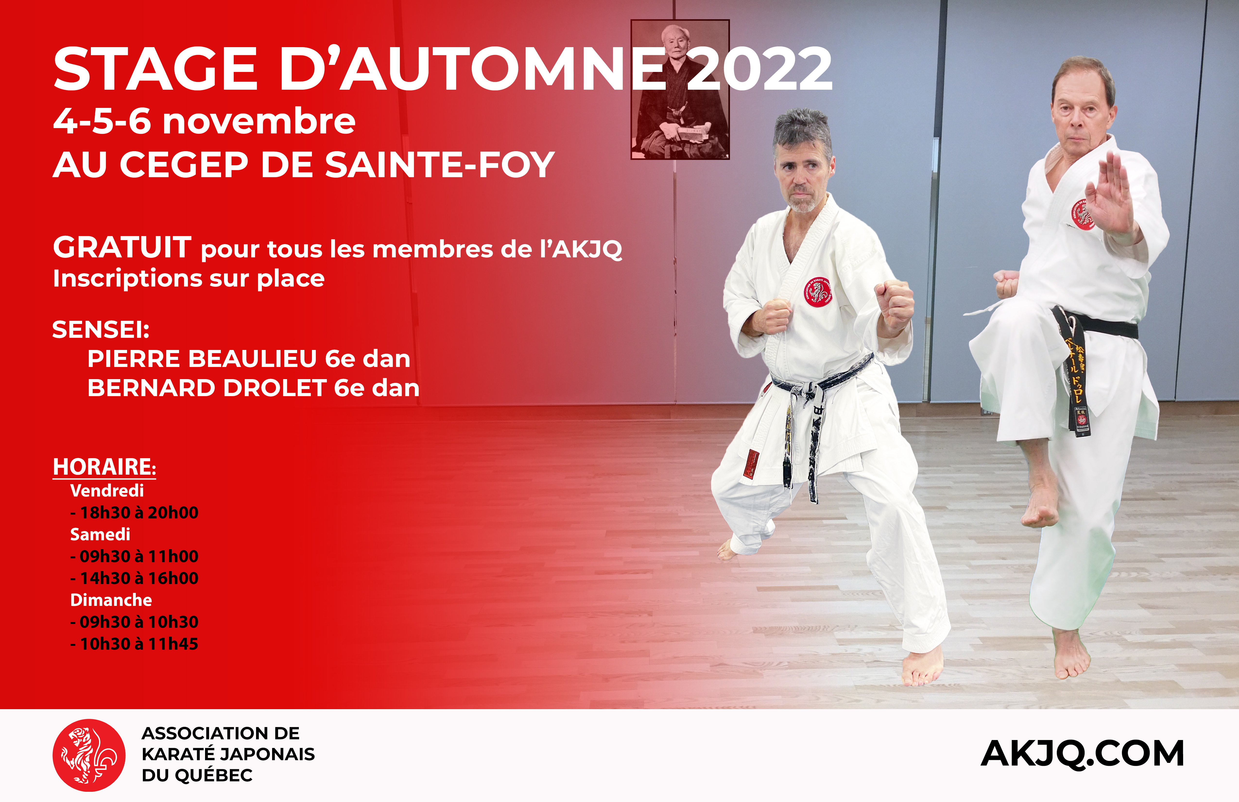 Stage d'automne 2022